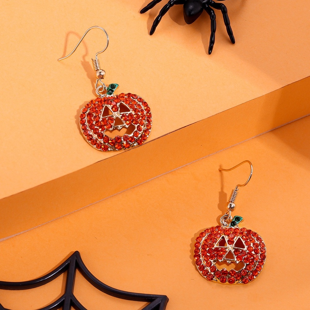 Pumpkin Halloween Earrings